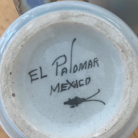 Vintage Ceramic pottery mugs, set of 2, by famous artist Ken Edwards - Picture 7 of 12